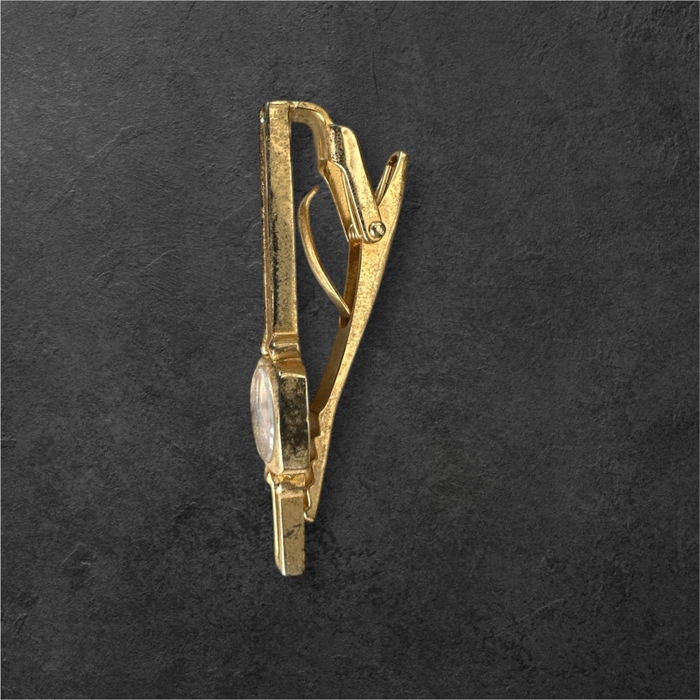 CELINE Mother Pearl Tie Clip - Picture 3 of 5